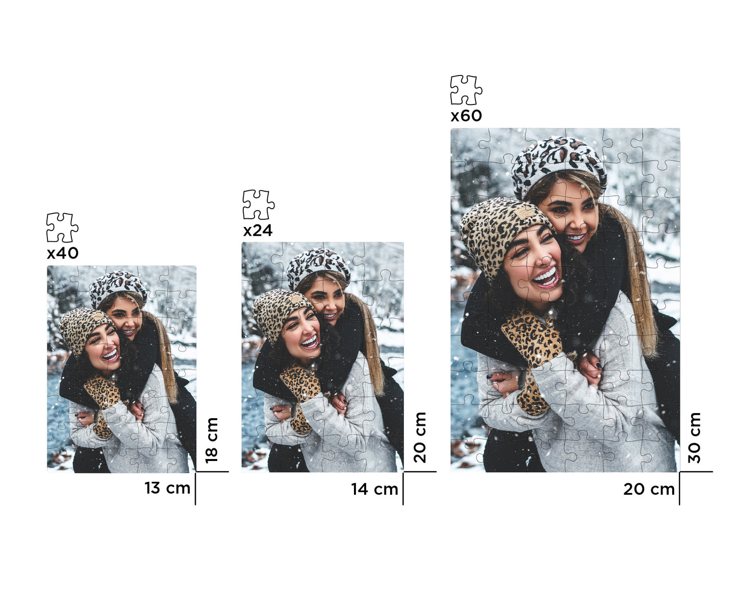 Puzzle Personalizado con Foto Vertical en Metacrilato